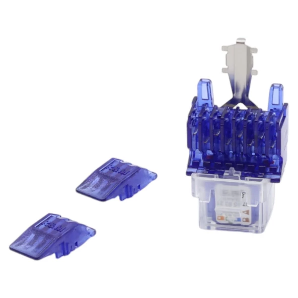 KEYSTONE JACK UTP CAT6 90 D BLUE-RED - 3