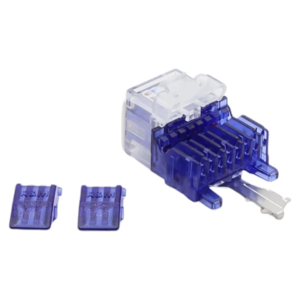 KEYSTONE JACK UTP CAT6 90 D BLUE-RED - 4