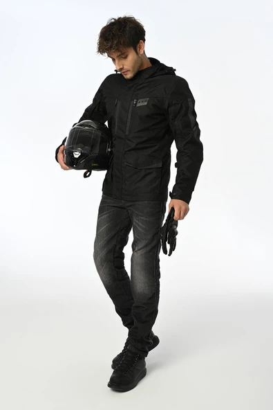 LS2 METROPOLIS EVO MOTOSİKLET MONT SİYAH - Resim 14