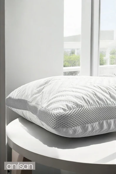 Klimalı Ortopedik Yastık - Yumuşak ve Hava Kanallı 50x70 cm, 700 gr Premium Silikon