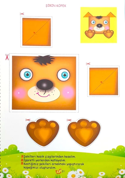 3+ Yaş Okul Öncesi Faaliye Kitabım DEV KİTAP - 32 Etkinlik - 48 Kalın Yaprak - 3