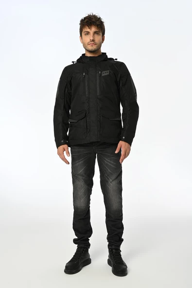 LS2 METROPOLIS EVO MOTOSİKLET MONT SİYAH - Resim 3