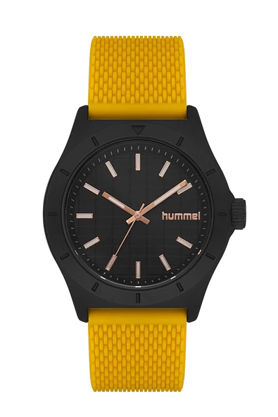 Hummel Erkek Kadın Spor Kol Saati Siyah Sarı Hm-3003Ma-5