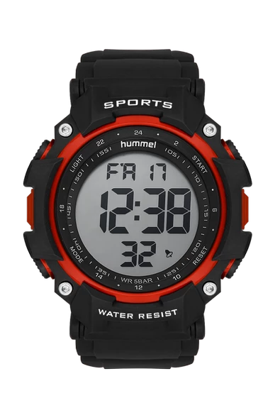 Hummel Erkek Spor Kol Saati Siyah Kırmızı Hm-1013Md-4