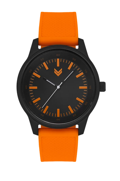 Hummel Erkek Kadın Spor Kol Saati Siyah Turuncu Hm-3002Ma-5 ürün görseli 1