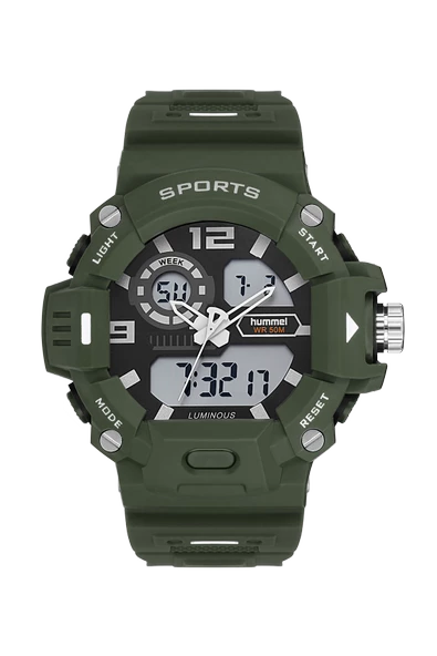 Hummel Erkek Spor Kol Saati Haki Hm-1016Md-3 ürün görseli 1