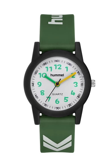 Hummel Kız Erkek Çocuk Kol Saati Siyah Yeşil Hm-1007Ka-4