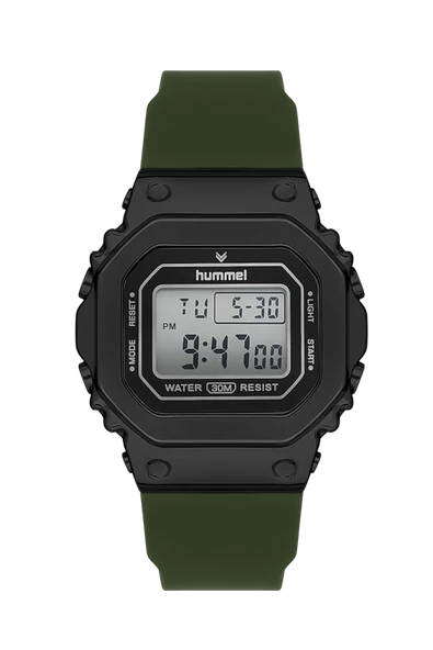 Hummel Erkek Kadın Spor Kol Saati Siyah Haki Hm-2001Md-2 ürün görseli 1
