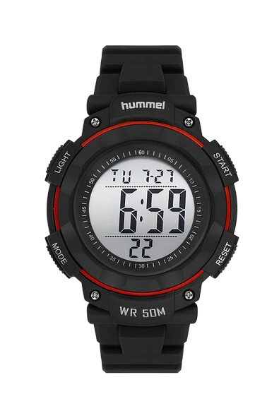 Hummel Erkek Spor Kol Saati Siyah Kırmızı Hm-1011Md-3