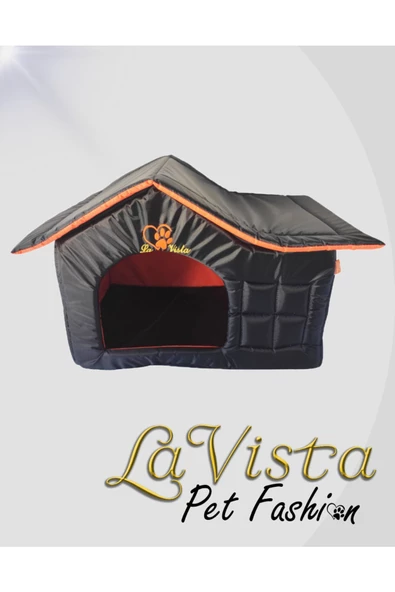 LAVİSTA Lavista Kedi Köpek Evi Dış Mekan Siyah - 3