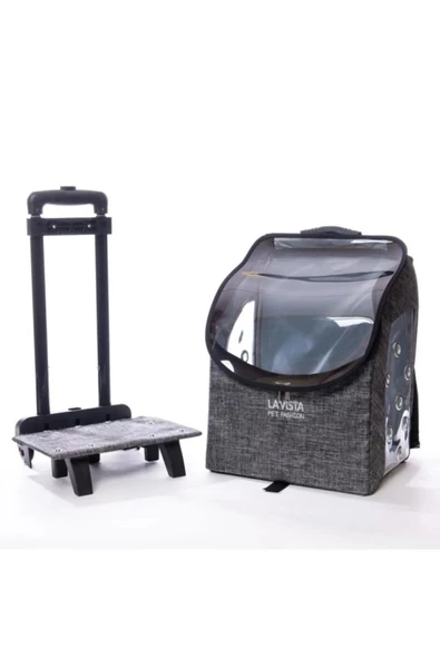 Matto home Kedi Köpek Valizi Çekçekli Hediyeli - Resim 4