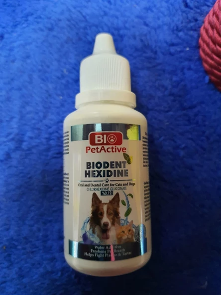 Bio PetActive VOLMIN PETSHOP BIODENT HEXIDINE AĞIZ BAKIM SUYU 50ML