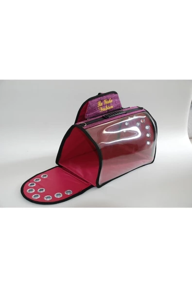 LAVİSTA Kedi Köpek Sırt Taşıma Çantası Tomris Pembe - Resim 4