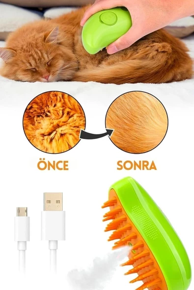 Pet Brush Has Akvaryum Buharlı Kedi/köpek Masaj Tarağı - 2