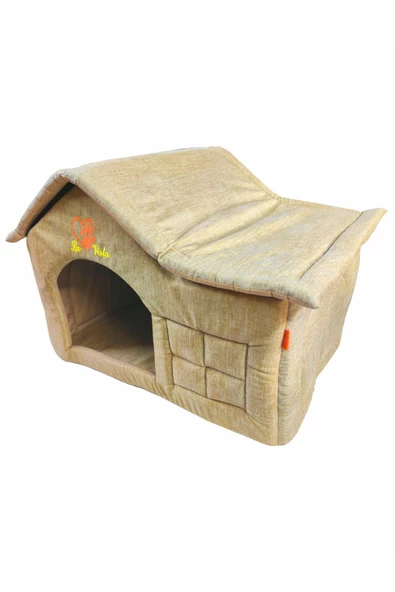 LAVİSTA Lavista Kedi Köpek Çatılı Ev Iç Mekan Bej - 3