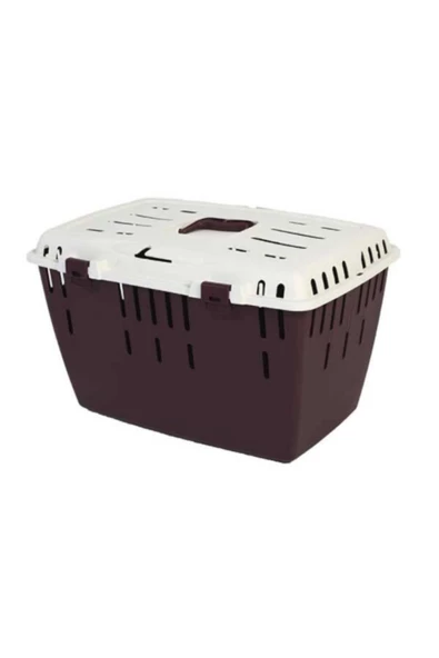 Belponte Strong Üst Açılır Kapaklı Kedi-köpek Taşıma Çantası Bordo 48x33x32
