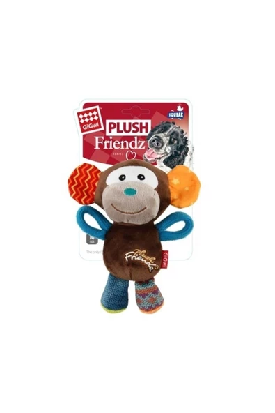 Gigwi 6286 Plush Friendz Sesli Maymun Peluş Köpek Oyuncağı