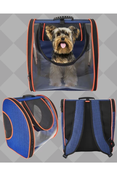 LAVİSTA Lavista Kedi & Köpek Taşıma Çantası Sanselo Mavi