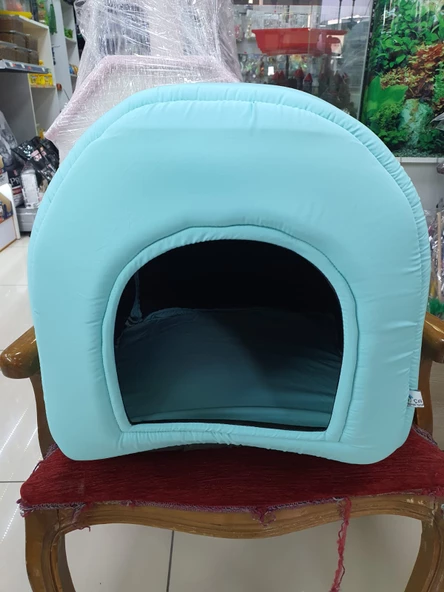 Çati Pati  KEDİ ve KÜÇÜK IRK KÖPEK MAĞARA EV - 3
