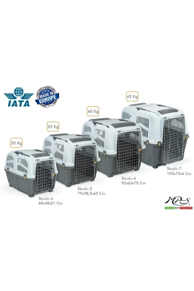 Mps Italia Skudo-7 Tekerleksiz Köpek Taşıma Kafesi 105x73x76 Cm - 2