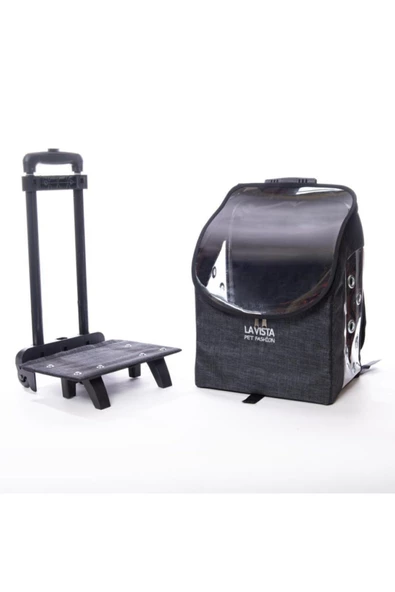 LAVİSTA Kedi Köpek Valizi Çekçekli - Resim 7