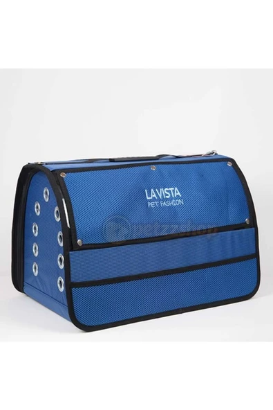 LAVİSTA Lavista Perdeli Jumbo Pet Taşıma Çantası Mavi