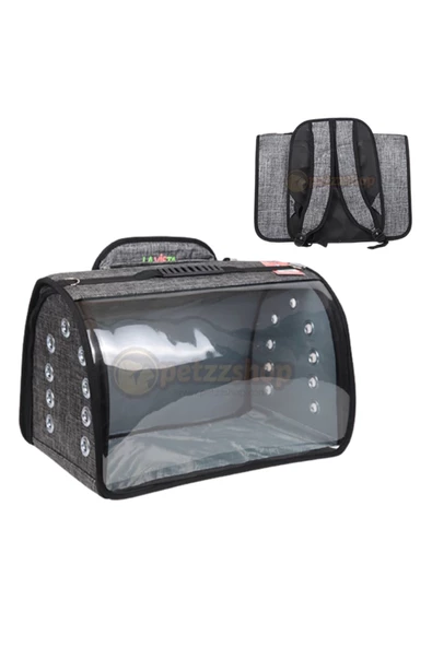 LAVİSTA Lavista Tomris Jumbo Pet Taşıma Çantası Gri 50x32x32h Cm
