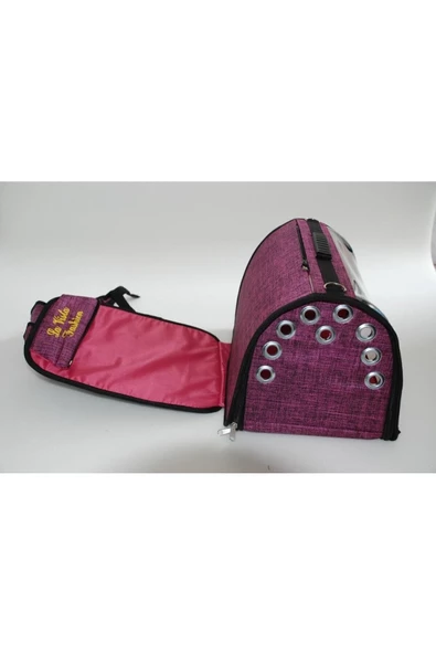 LAVİSTA Kedi Köpek Sırt Taşıma Çantası Tomris Pembe - Resim 6
