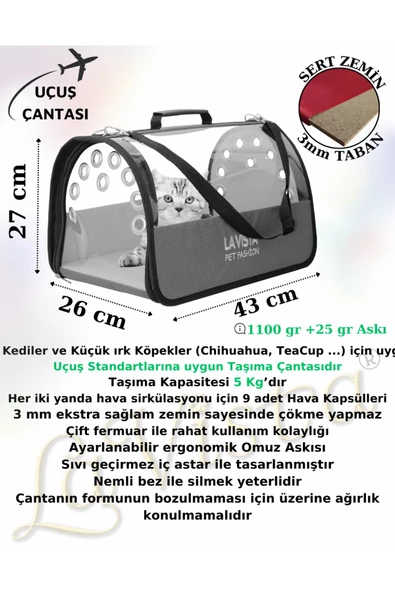 LAVİSTA Lavista Lüx Taşıma Çantası Flybag Mor - Resim 2