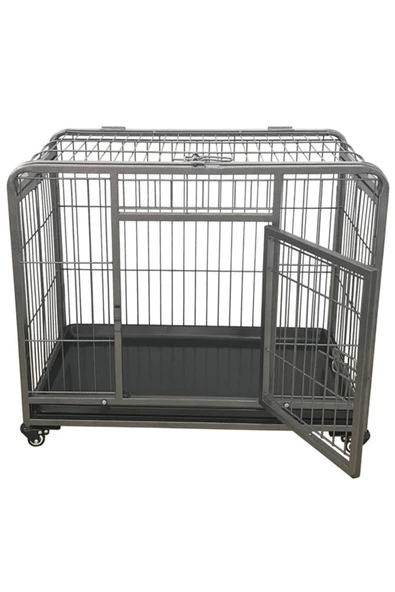 Flip Tekerlekli Köpek Kafesi 123lx75wx81h Cm - 2