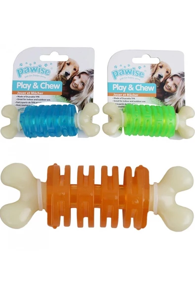 Pawise Play & Chew Halka Köpek Kemiği Diş Kaşıma 10,5 cm - 2