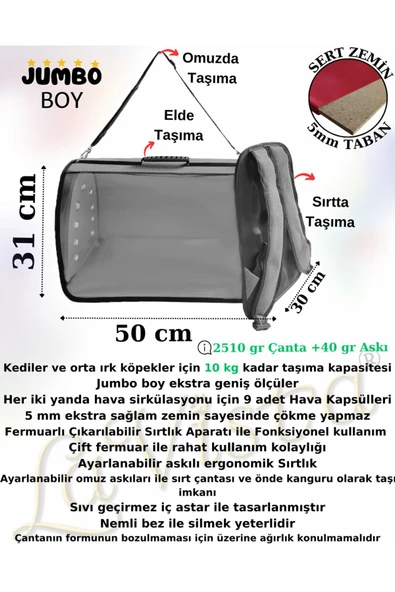 LAVİSTA Jumbo Tomris Taşıma Çantası Mavi - 2