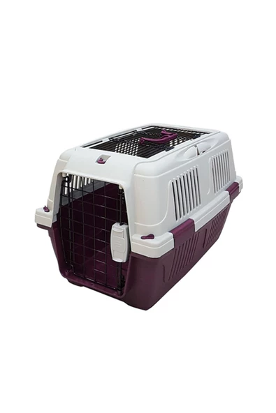 Lisinya Strong CD3 Üstten Açılabilir Kedi-Köpek Taşıma Çantası Bordo 57x37x35cm