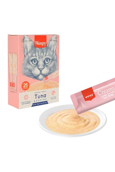 Wanpy Ton&karides Krema Kedi Ödül 25x14gr