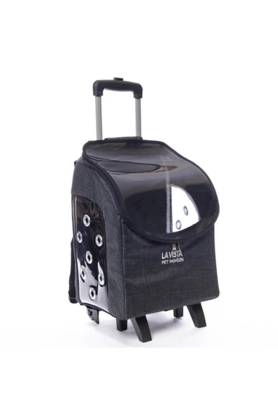 LAVİSTA Kedi Köpek Valizi Çekçekli - Resim 3