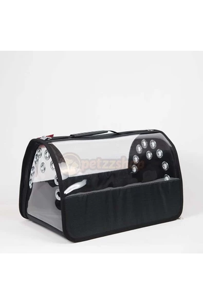 LAVİSTA Lavista Şeffaf Flybag Pet Taşıma Çantası Siyah 26x43x27h Cm