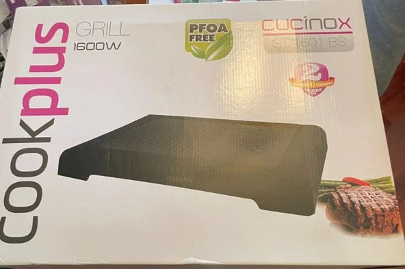 COOKPLUS Cucinox GT 1601 BS Elektrikli Izgara