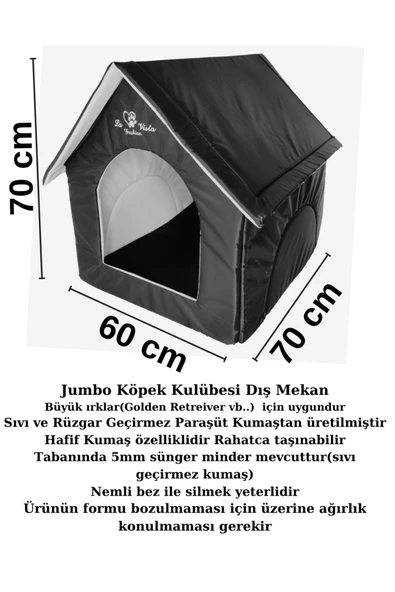 LAVİSTA Jumbo Köpek Kulübesi Dış Mekan - 3