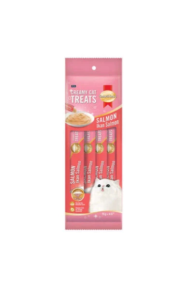 SMART HEART Somonlu Krema Kedi Ödülü 4x15 Gr