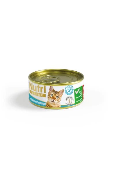 Nutri Feline Yetişkin Kediler için Ton Balıklı ve Sardalyalı  85gr Tahılsız Yaş Mama