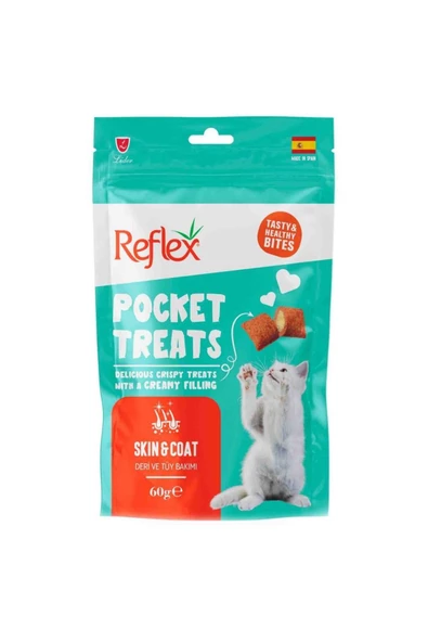 Reflex Pocket Treats Skin&coat Kedi Ödülü 60 Gr. Rft-040