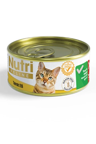 Nutri Nf Tahılsız Tavuk Etli 85gr Yaş Kedi Maması