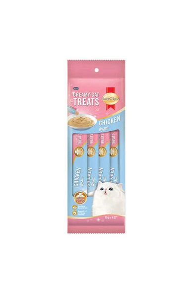 SMART HEART Tavuklu Krema Kedi Ödülü 4x15 Gr