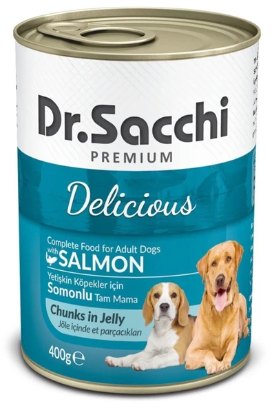 Dr. Sacchi Dr.sacchi Konserve Köpek Somonlu 400gr