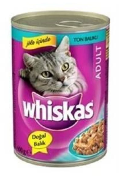 Whiskas Ton Balıklı Yetişkin Konserve Kedi Maması 400 gr