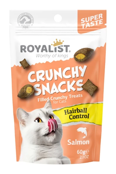 Royalist ROYALİST CRUNCHY SNACKS SALMON HAİRBALL CONTROL