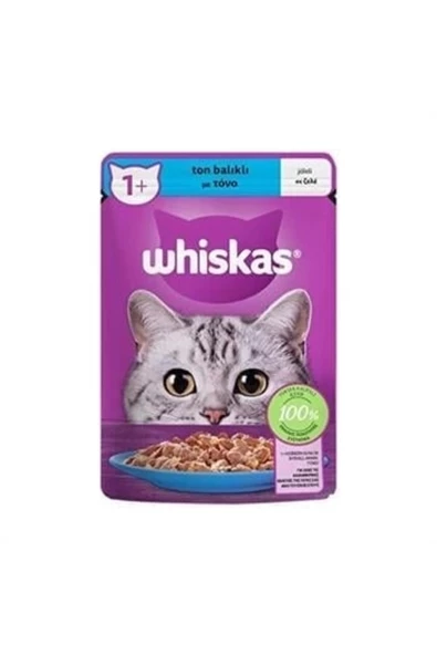 Whiskas Pouch Jöle Içinde Ton Balıklı Kedi Konservesi 85gr