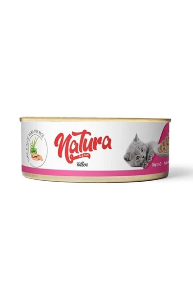 natura Pet Yavru Kediler Için Ton Balığı Ve Aloe Vera Mix 70 Gr