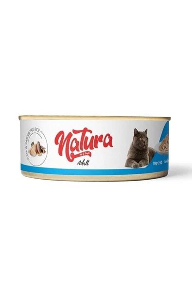 natura Pet Kediler Için Ton Balığı Ve Sardalya Mix 70 Gr