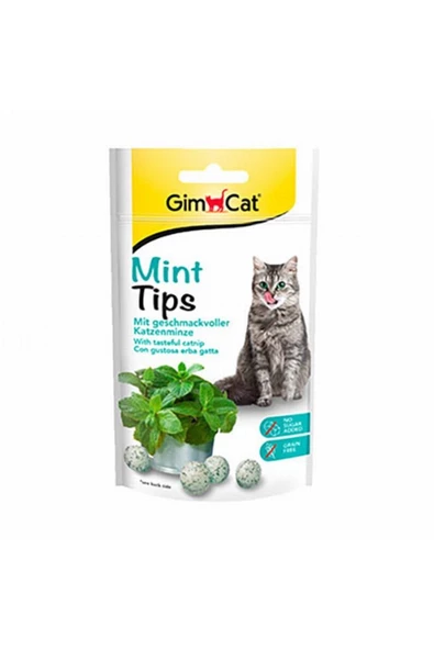 Gimcat Mint Tips Kedi Otlu Kedi Ödülü 40 gr